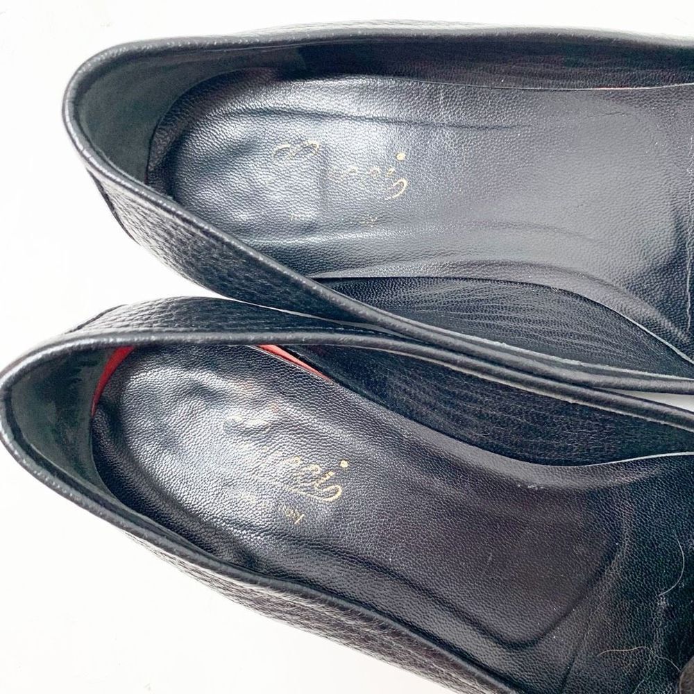 Gucci Classic Vintage Bamboo Horse Bit Black Leather Loafer Flats Women’s Size 7 - Picture 9 of 12